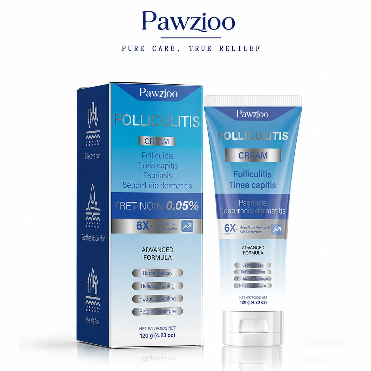 Folliculitis Soothing Cream for Folliculitis Scalp Face and Body