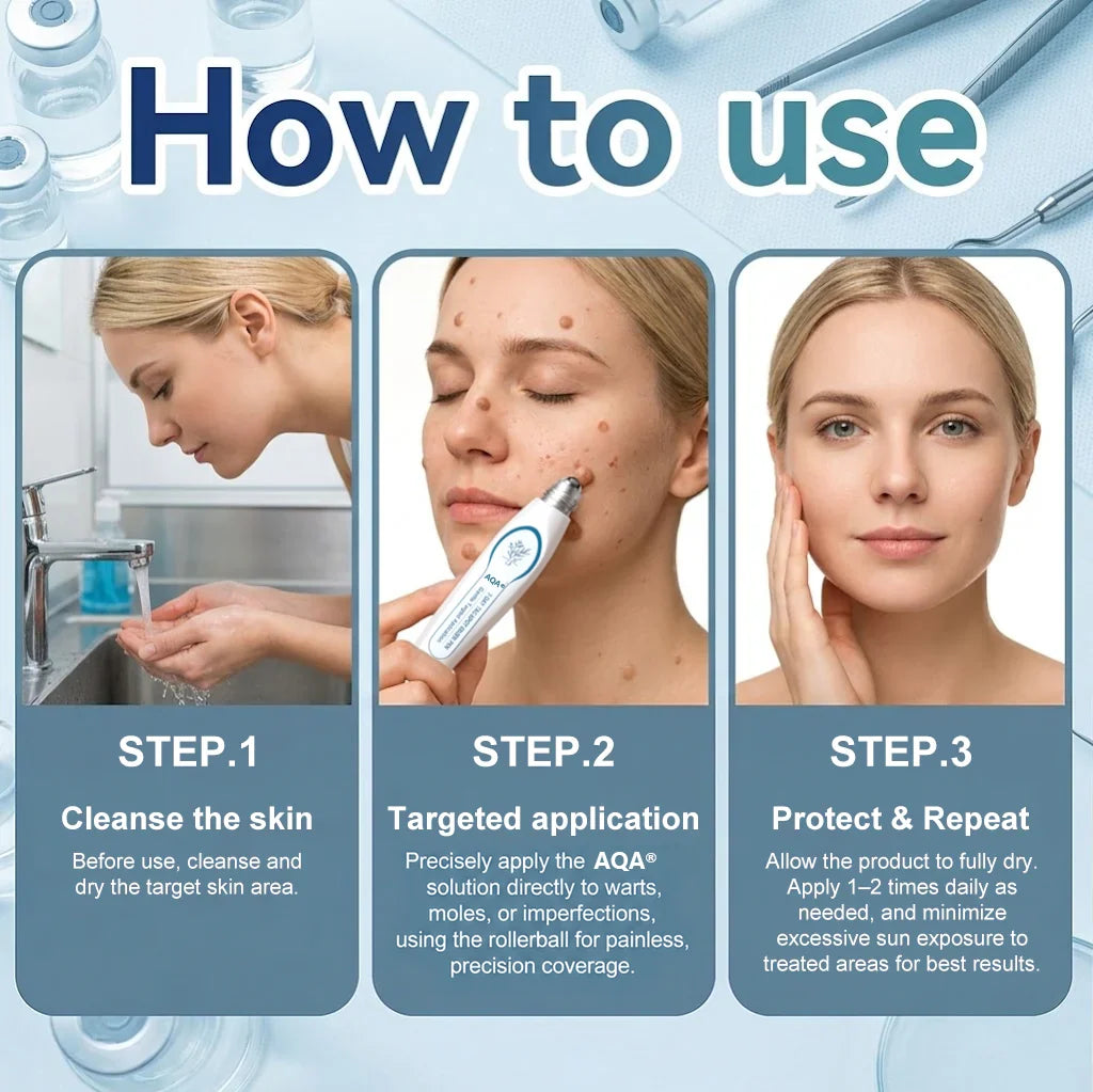 AQA® 𝟕-𝐃𝒂𝘆 𝐒𝗸𝐢𝐧 𝐓𝒂𝗴 𝐒𝐩𝙤𝐭 𝐄𝐫𝒂𝐬𝙚𝐫 Painless Scar-Free