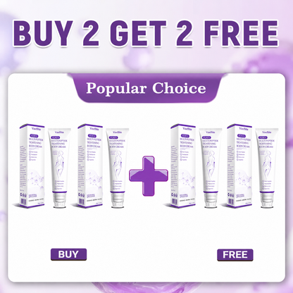 Vaxflite® PDRN Multi-Peptide Massaging Body Roller Cream- Anti-aging, Hydrating, Skin Firming & Lifting, Skin Repair, Even Tone, Acne and Dark Spot Treatment, Wart and Mole Removal, and Psoriasis Relief⭐