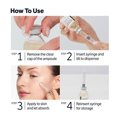 ✨ 30-Peptide Golden Silk Firming Ampoule – Melt-In Threads for Smoother, Tighter-Looking Skin