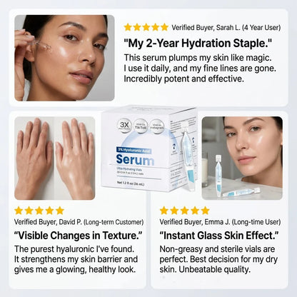 💧 3% Hyaluronic Acid Ultra-Hydrating Serum Flood Your Skin With Glass-Skin Hydration Instantly ✨