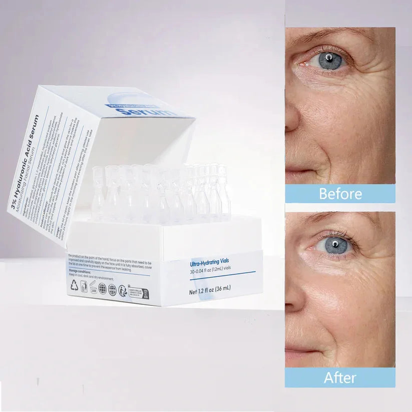 💧 3% Hyaluronic Acid Ultra-Hydrating Serum Flood Your Skin With Glass-Skin Hydration Instantly ✨