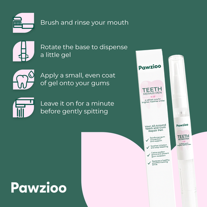 🔥 Pawzioo™ Gum & Enamel Repair Pen – Soothe Sensitive Gums & Support a Healthier Smile