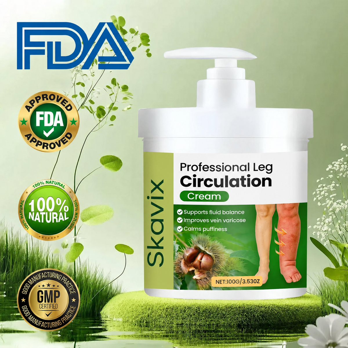 Leg Circulation Cream