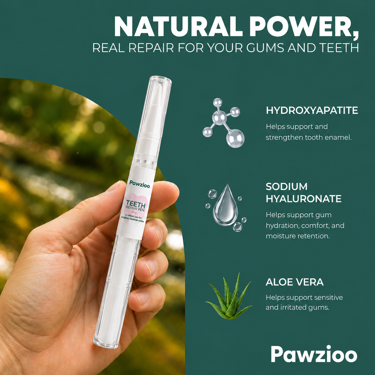 🔥 Pawzioo™ Gum & Enamel Repair Pen – Soothe Sensitive Gums & Support a Healthier Smile