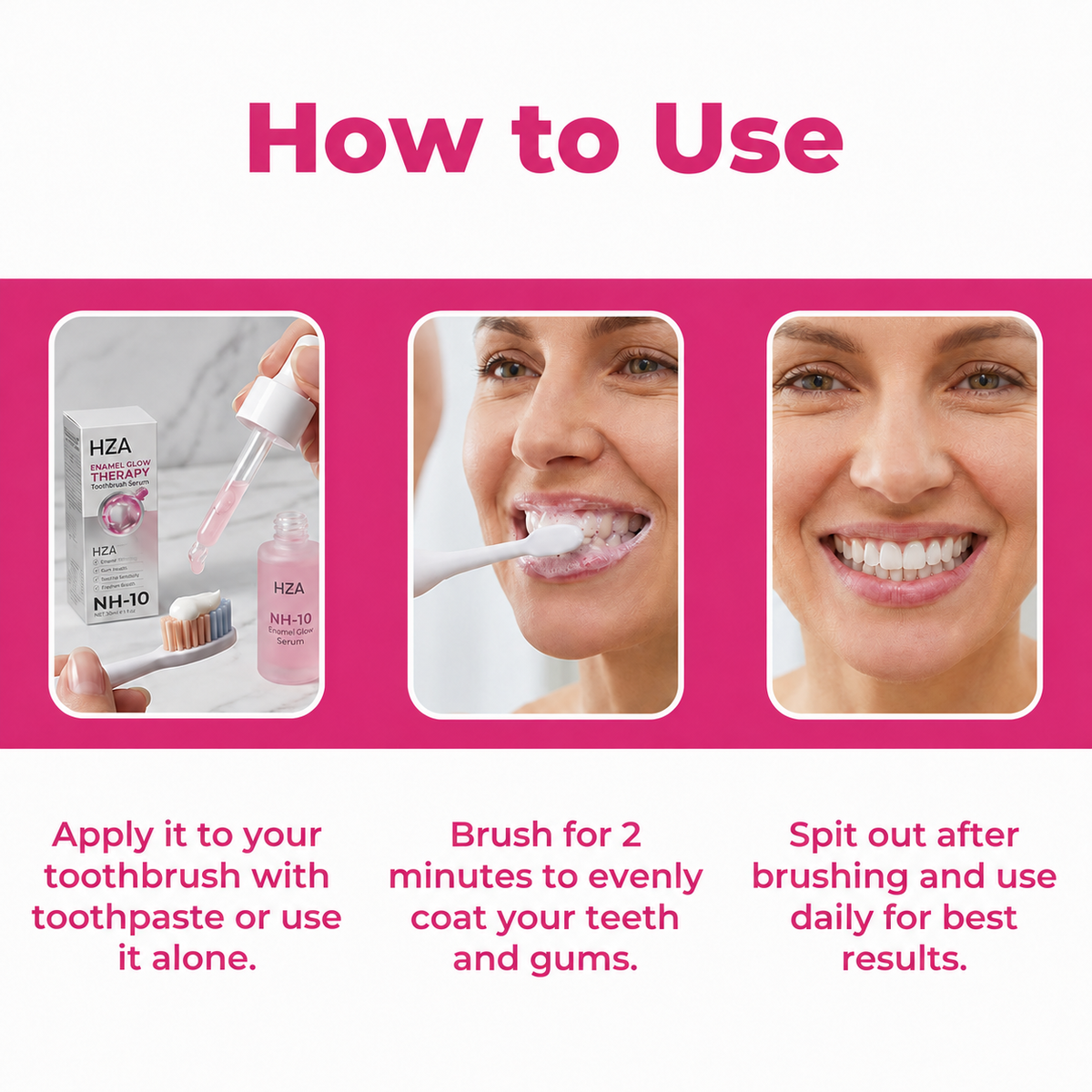 HZA® Thismile NH-10 Enamel & Gum Advanced Therapy Toothpaste Serum