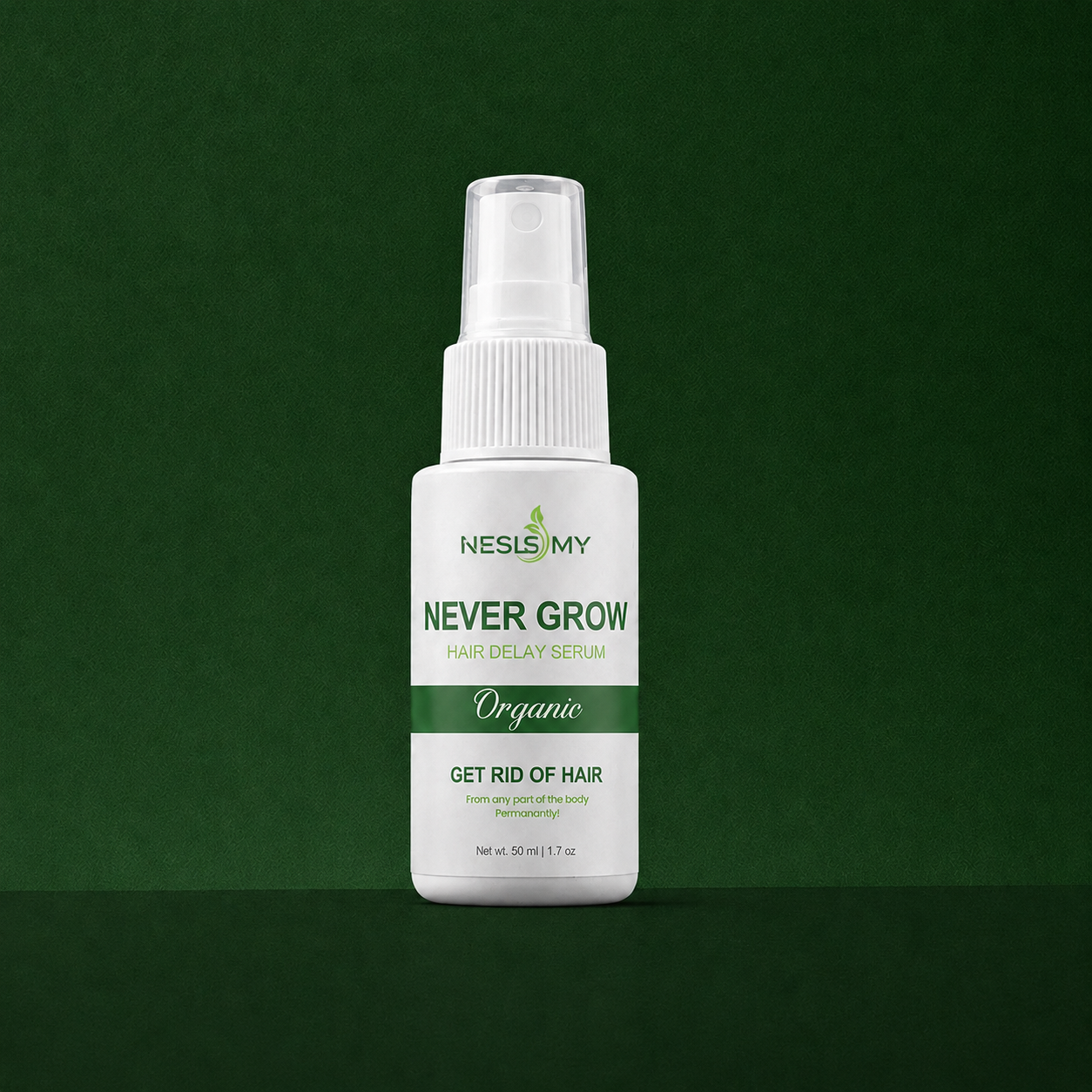 NeverGrow Hair Delay Serum – 3-Month Smooth Skin Routine