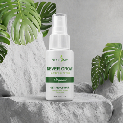 NeverGrow Hair Delay Serum – 3-Month Smooth Skin Routine