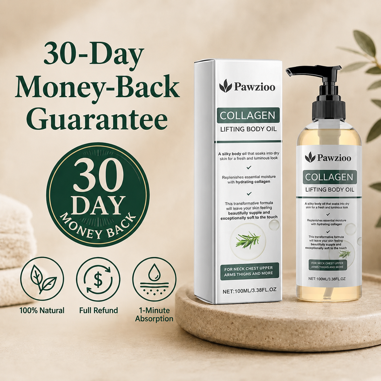 Pawzioo™ Firms Crepey Skin in Just 48 Hours