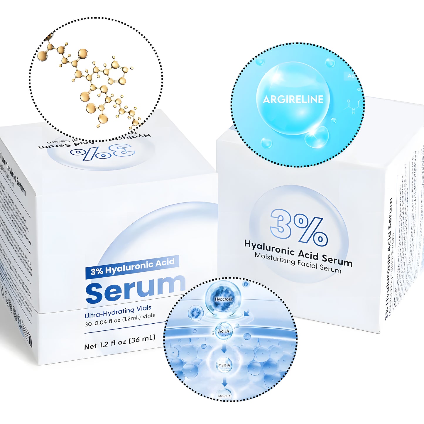 💧 3% Hyaluronic Acid Ultra-Hydrating Serum Flood Your Skin With Glass-Skin Hydration Instantly ✨