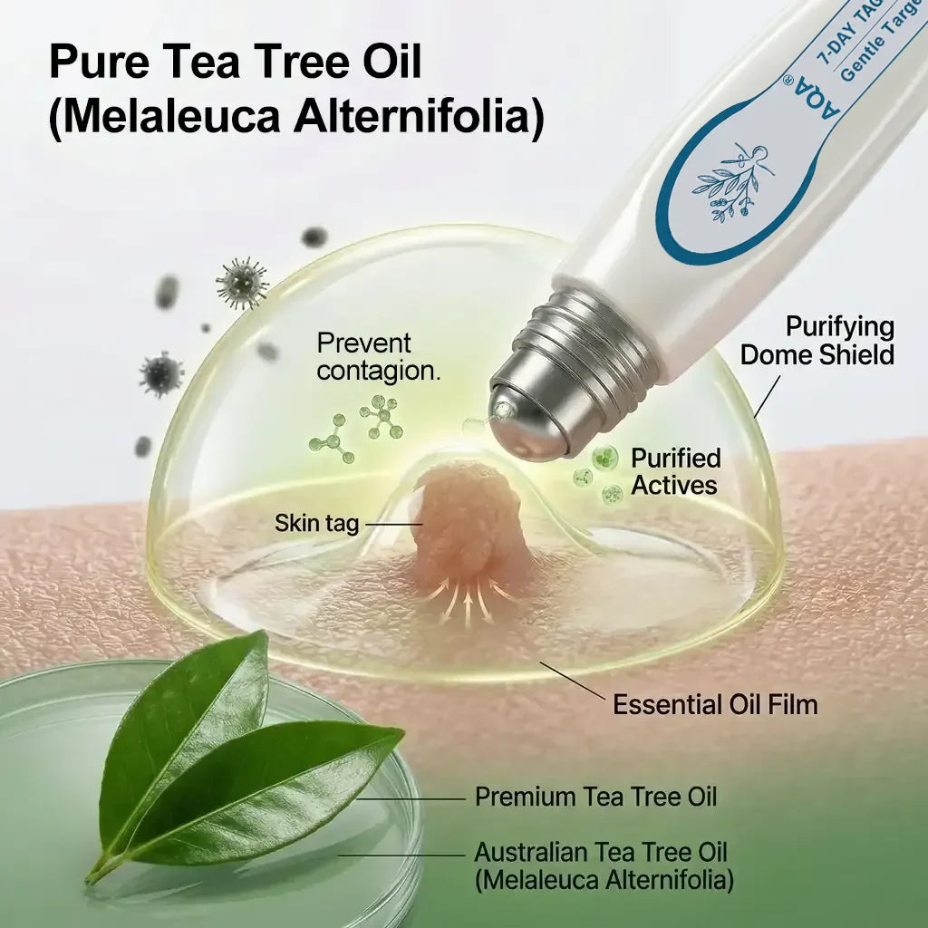 AQA® 𝟕-𝐃𝒂𝘆 𝐒𝗸𝐢𝐧 𝐓𝒂𝗴 𝐒𝐩𝙤𝐭 𝐄𝐫𝒂𝐬𝙚𝐫 Painless Scar-Free